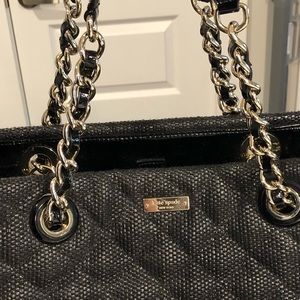 Kate Spade Black Quilted Shoulder Bag